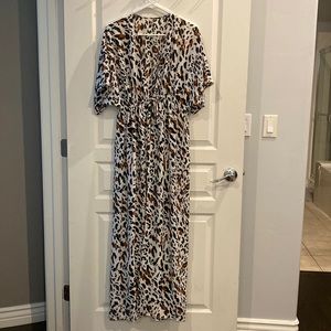 Forever 21 leopard print kimono